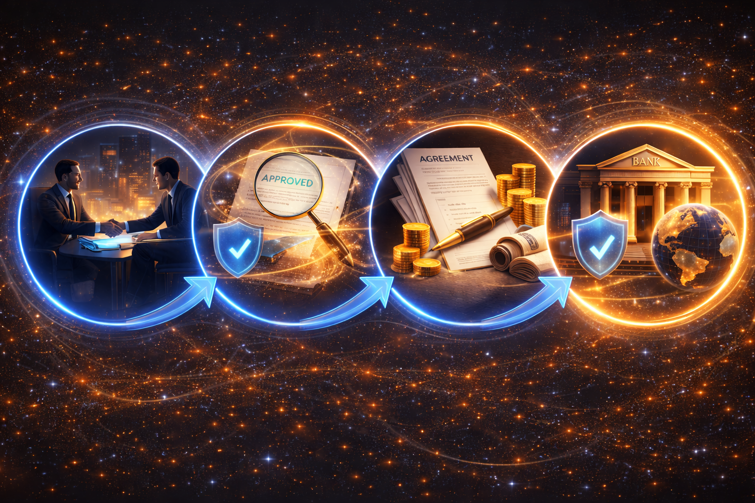 Every transaction follows a structured, transparent process